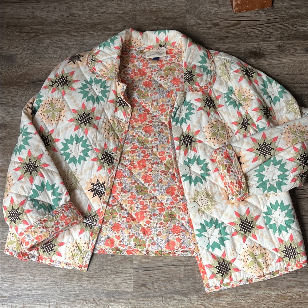Universal Thread Floral Patterned Jacket - Picture 4 of 5
